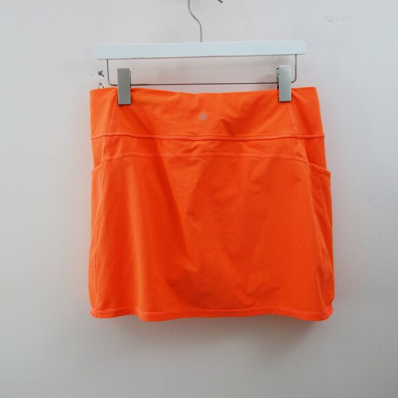 Athleta Action Dobby Skort Orange Athletic Golf Tennis Skirt 14.5" (M) NWOT! - Picture 5 of 13